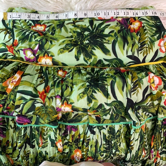 Vintage tropical 🌴 print skirt maxi skirt - Picture 5 of 5